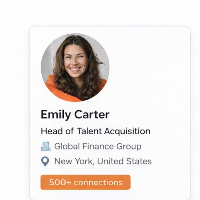Example LinkedIn profile 1