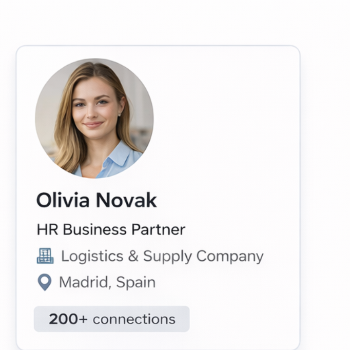 Example LinkedIn profile 3